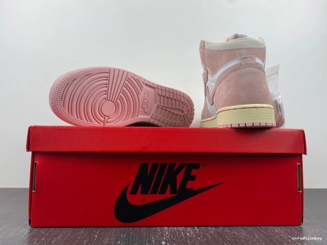 FD2596-600 (Women's) 1 OG Pink Jordan Air Washed High Retro 0908